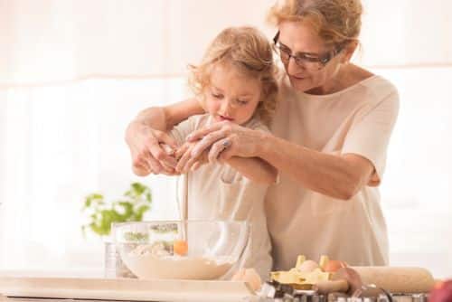 Grandparents Visitation Rights - Grandmother Cooking with Grandchild - Ashley Wood Law, P.C.